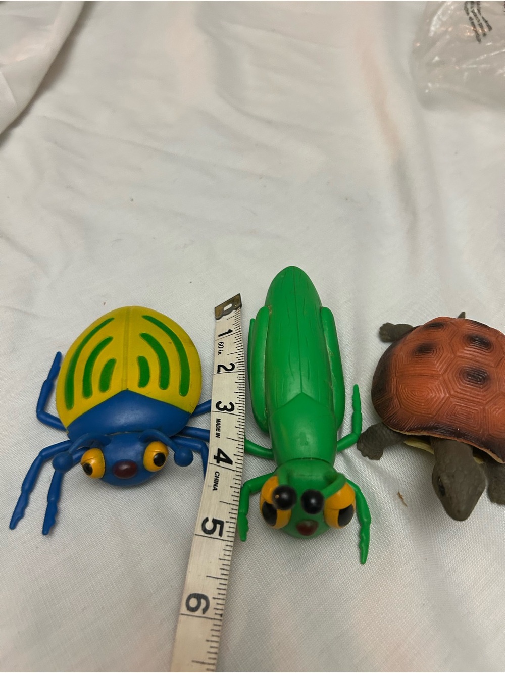 Green Plastic Grasshopper Figure - Unbranded Play Toy